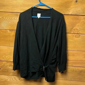 Gently used WOMENS BLACK 3X‎ NICK AND ZOE LIGHTWEIGHT SWEATER party
